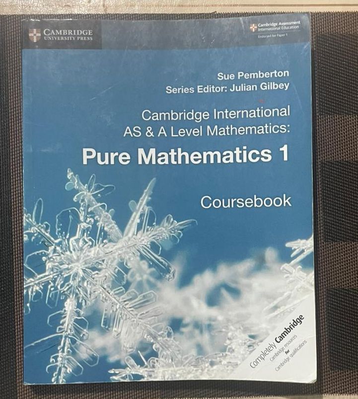 cambridge international as and a level mathematics: pure mathematics 1 course book (original)